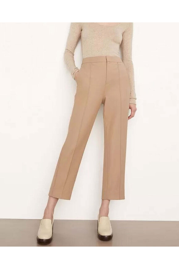 Vince - Pecan Tapered Stove Pipe Pants