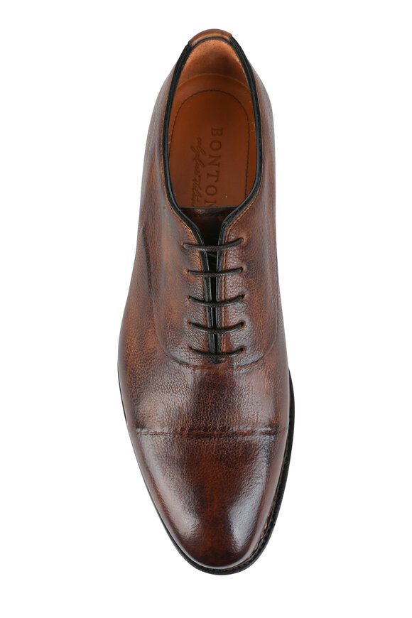 Bontoni - Vittorio Chocolate Burnished Leather Oxford