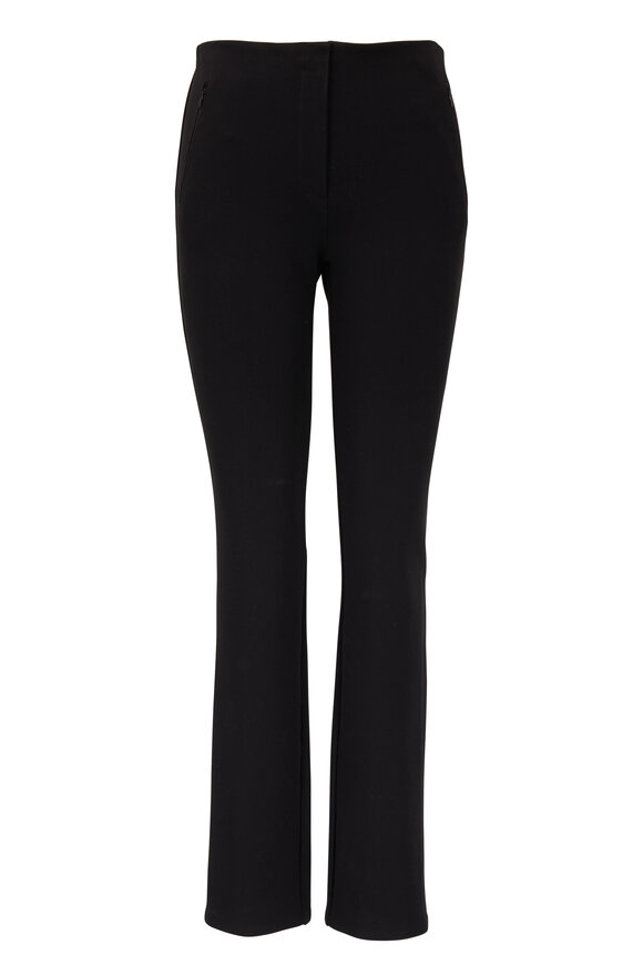 The Row - Nicolai Black Crepe Ankle Pant