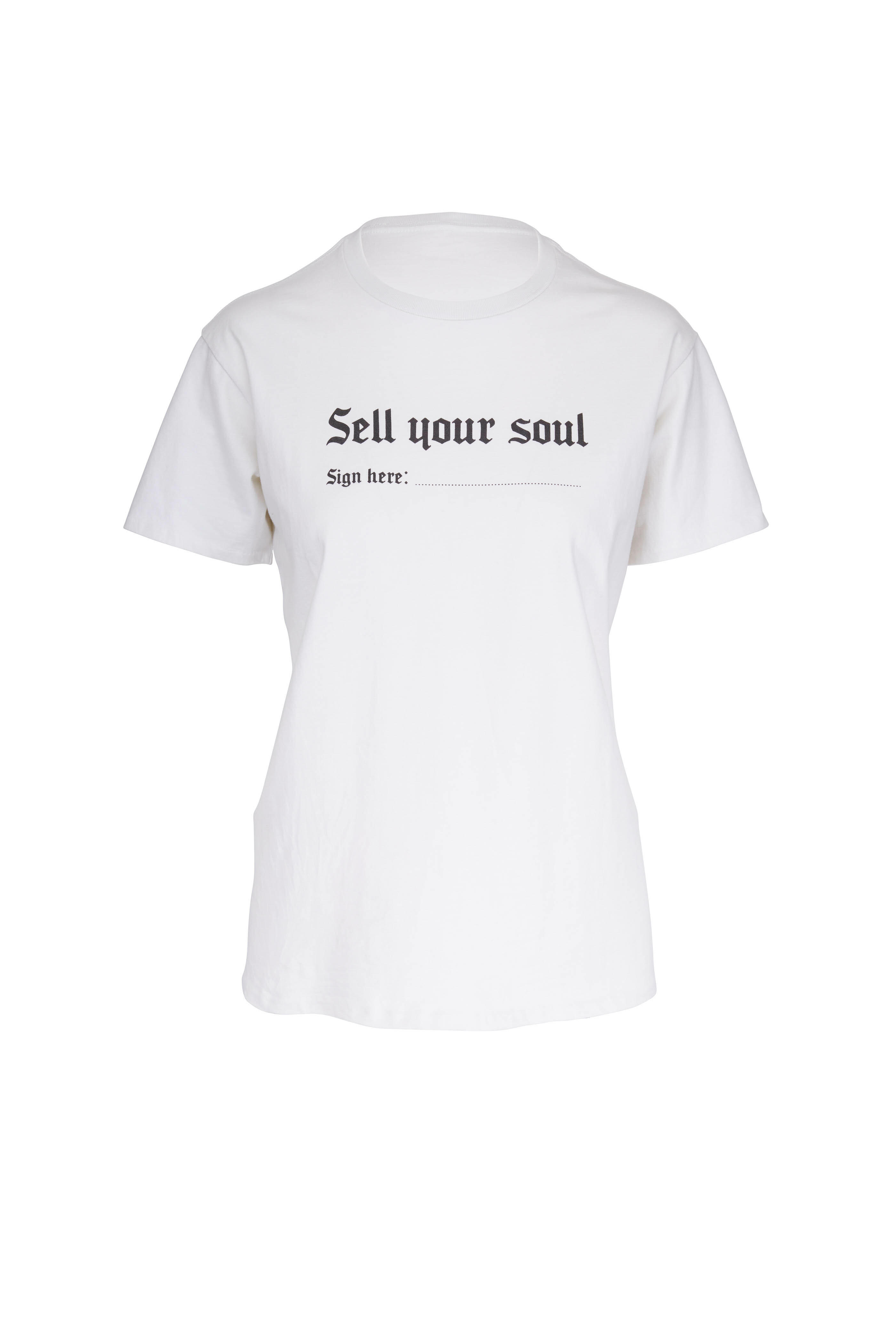 R13 Sell Your Soul White Boy T Shirt Mitchell Stores