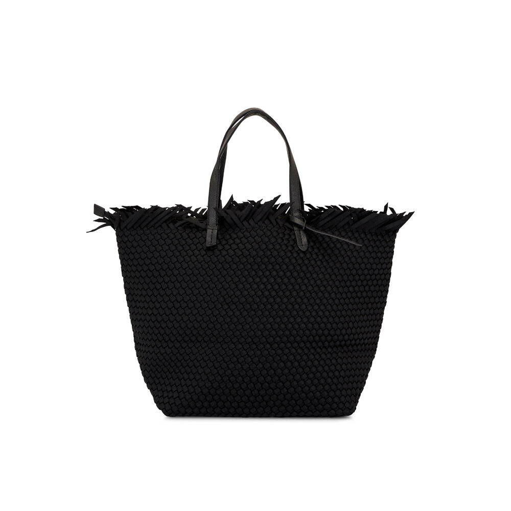 Naghedi - Onyx Havana Fringe Top Tote | Mitchell Stores