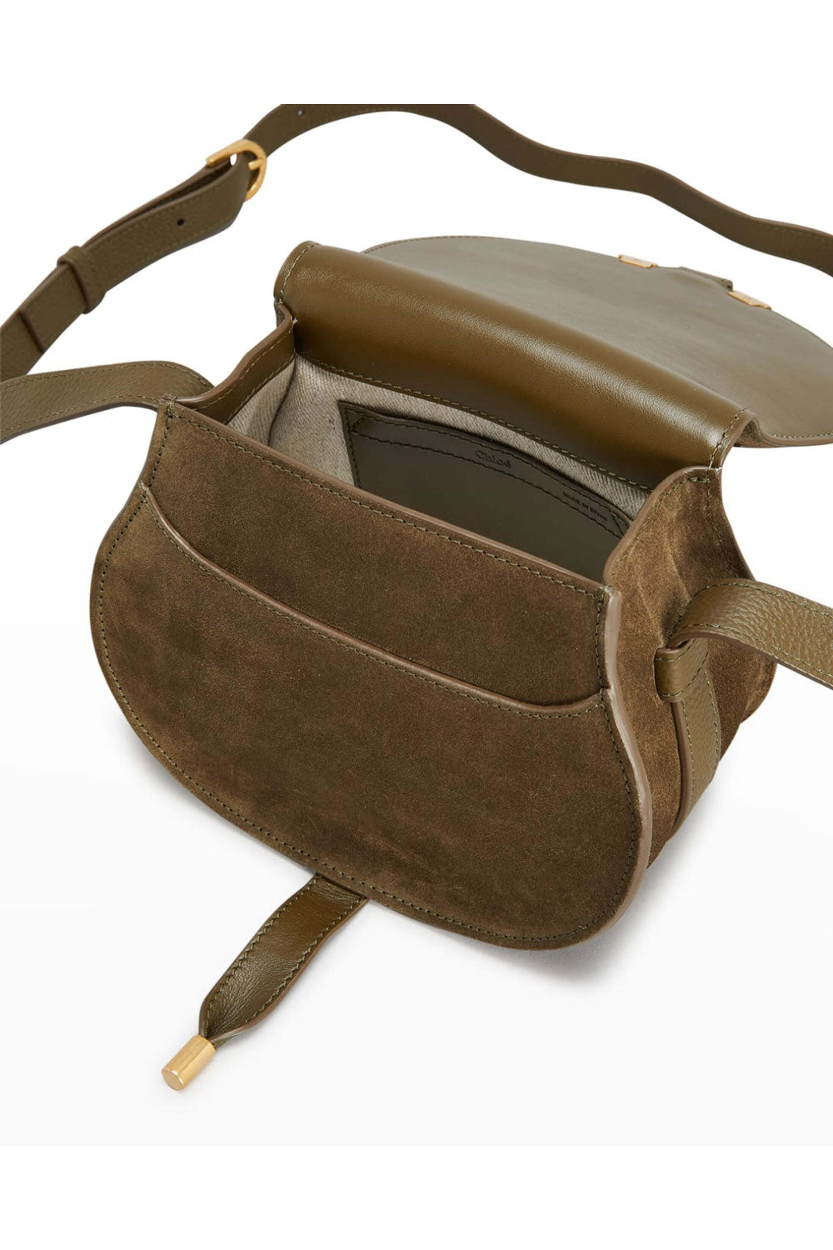 Chloé - Small Marcie Crossbody in Deep Olive