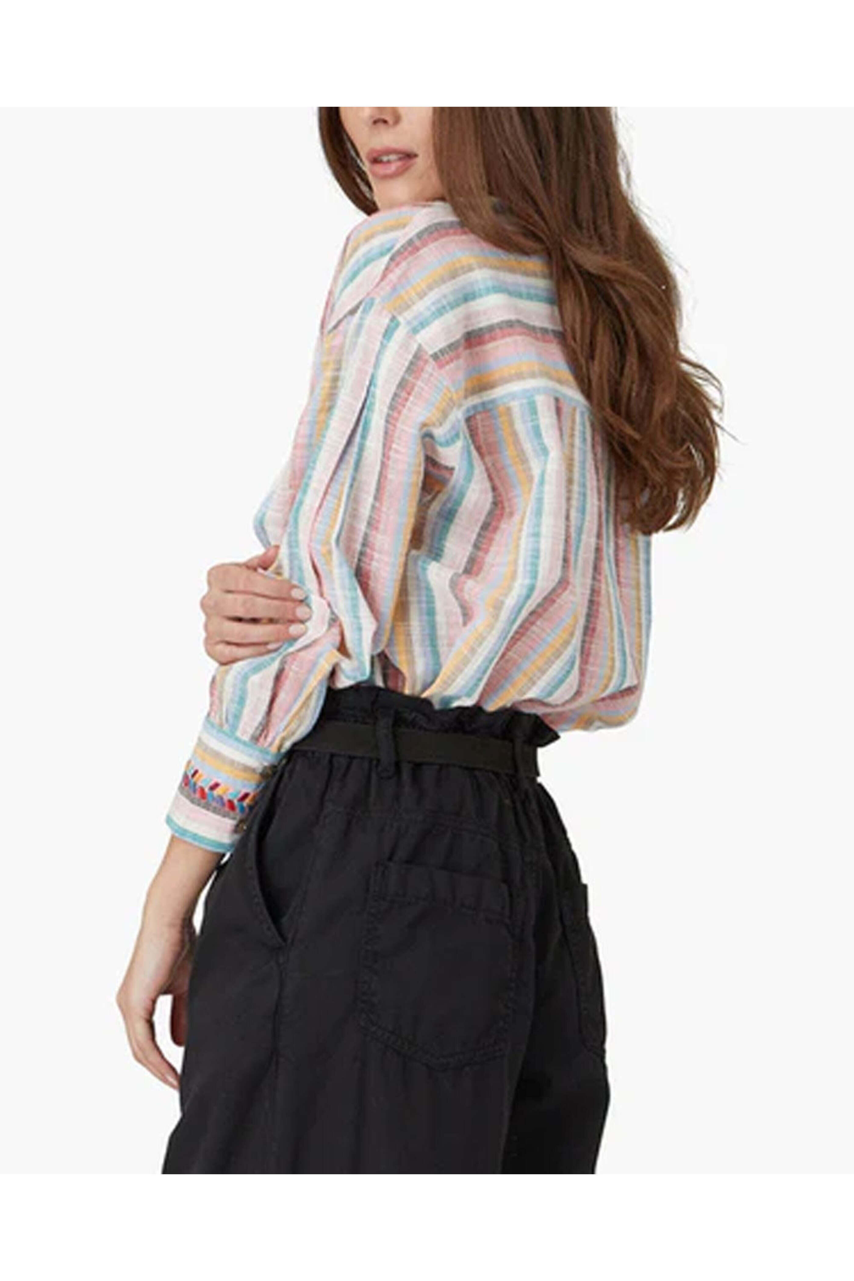 Xirena - Pink Sunrise Stripe Jensen Shirt