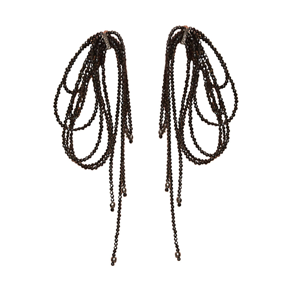【VIP価格】BRUNELLO CUCINELLI Sculptured Earrings Brunello Cucinelli Sterling Silver Sculptured Earrings