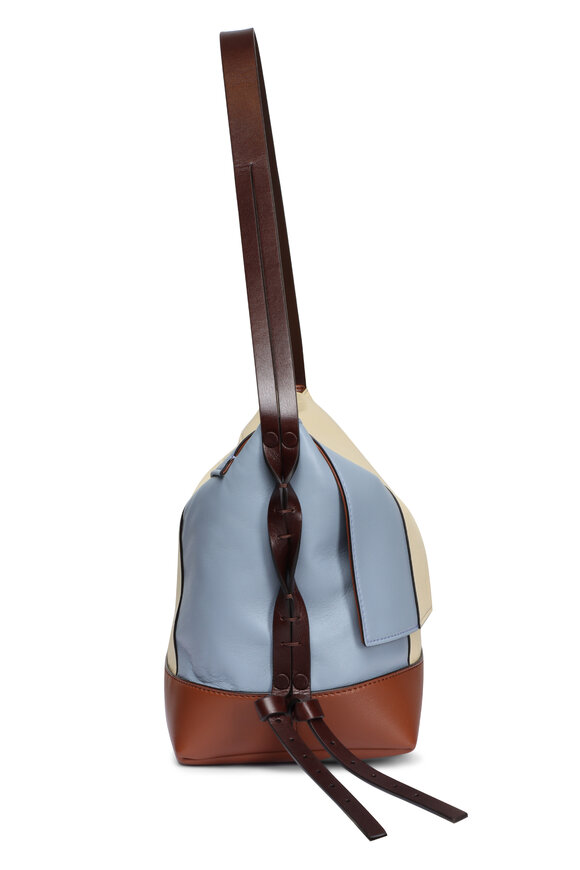 Marni Tricolor Pod Baguette Leather Top Handle Bag - view 3