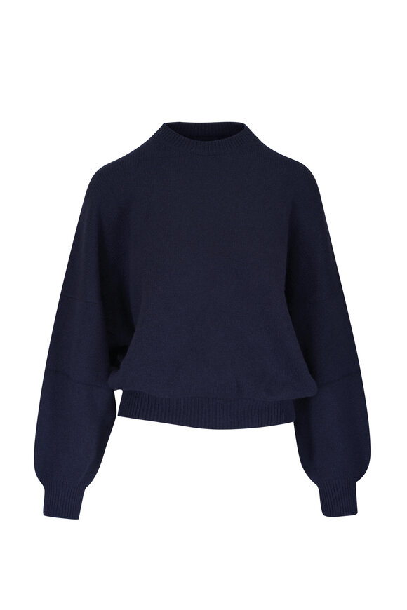 Khaite Margaux Midnight Lofty Cashmere Sweater - view 1