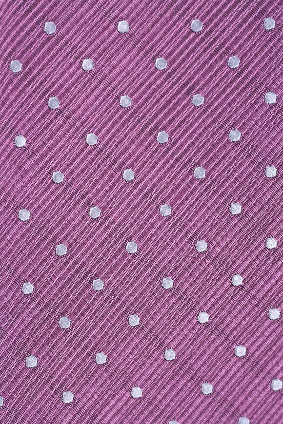 Tom Ford - Pink Dot Print Silk Necktie