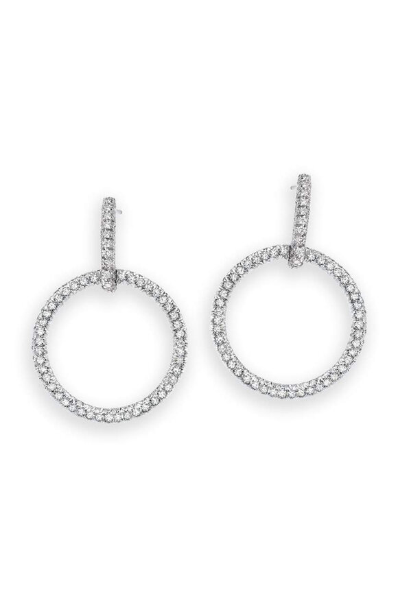 Aaron Henry Diamond Bar & Hoop Earrings - view 1