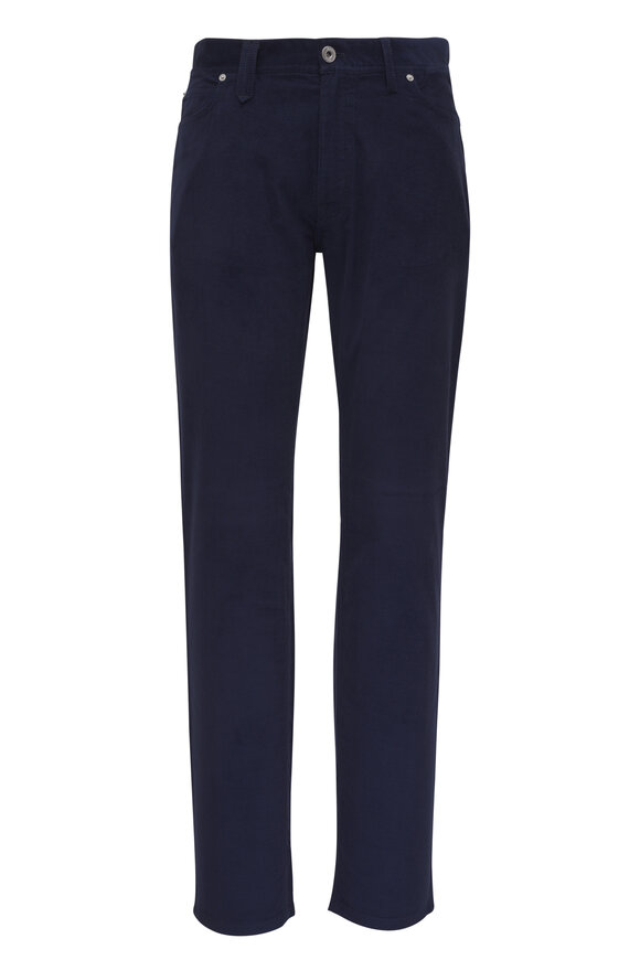 Brioni Meribel Navy Corduroy Five Pocket Pant