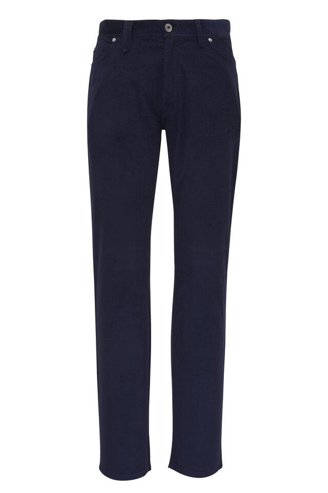 新品未使用　meer. メーア　BIG POCKET NYLON PANTS Navy Quilted Tech Vertical Zipper Stretch Pants – MONDO Menswear