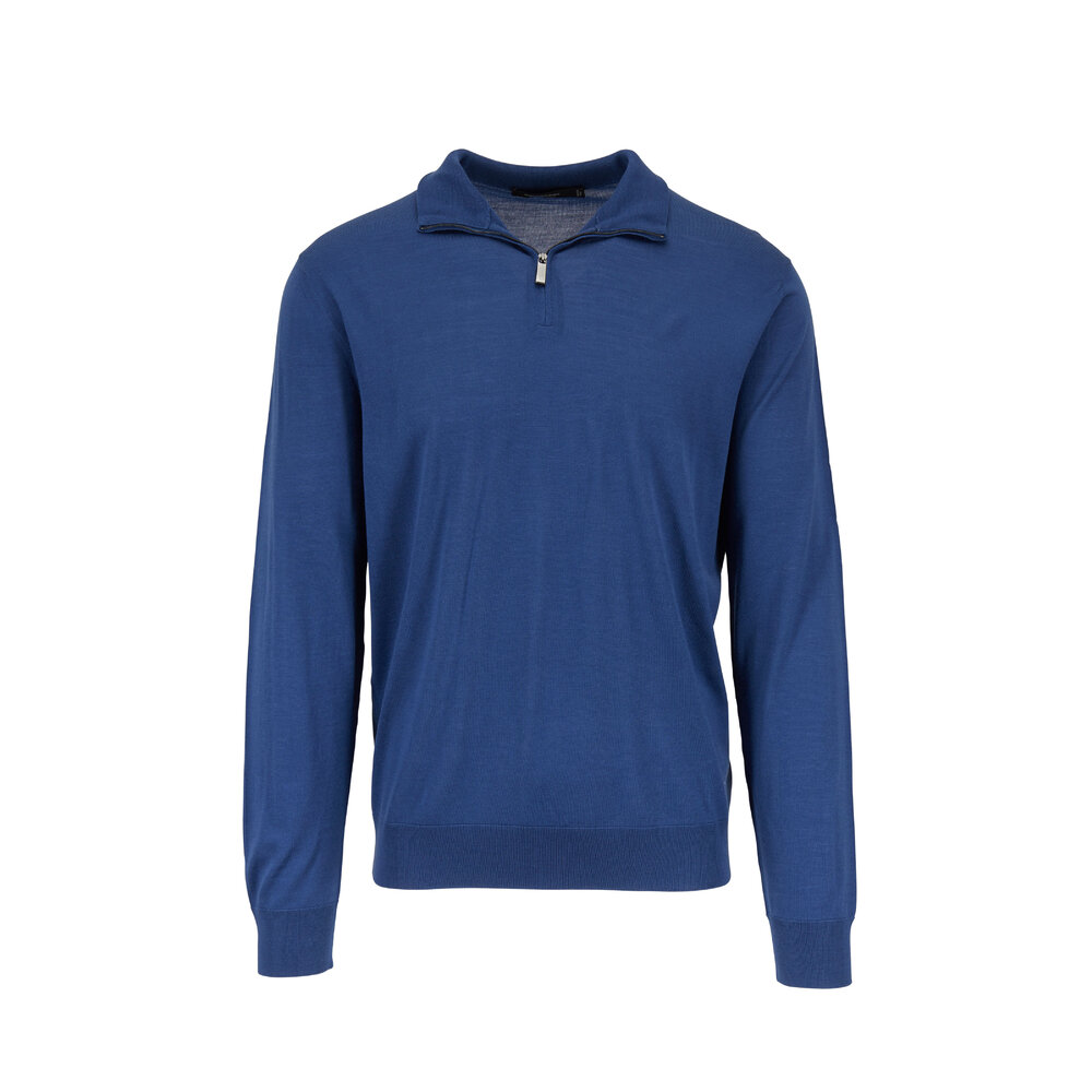 Tシャツ・カットソー STONE  Midnight Blue Wool Blend Sweater uploading-1203167-jpg20181213-