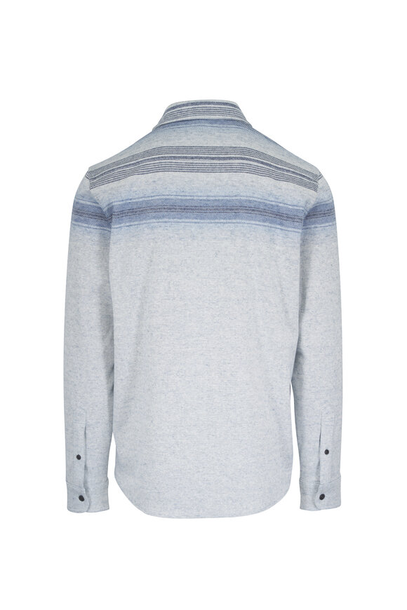 Faherty Brand Legend Gray Ombre Shacket - view 2