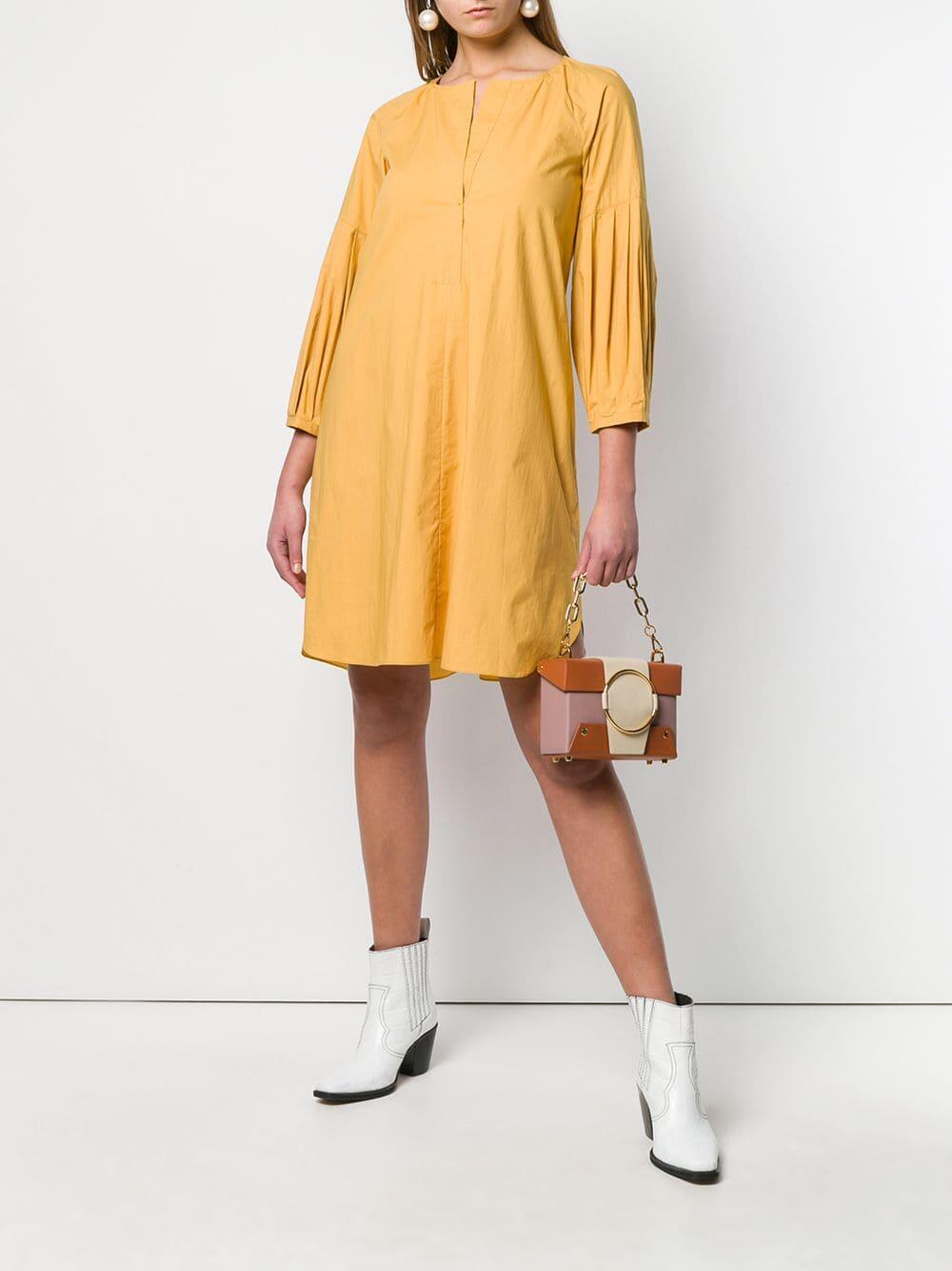 Dorothee Schumacher - Papertouch Ease Honey Yellow Dress