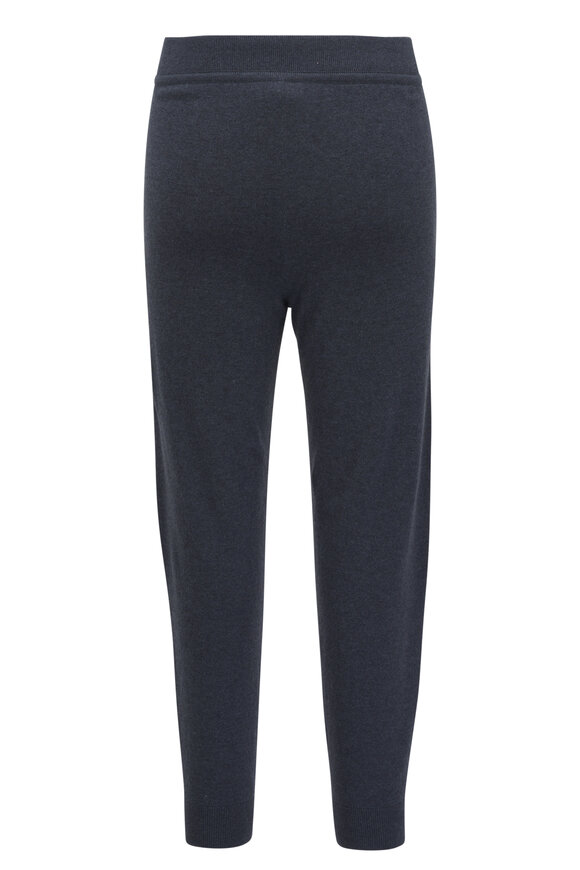 Loro Piana Duo Teal Cashmere Drawstring Pant - view 2