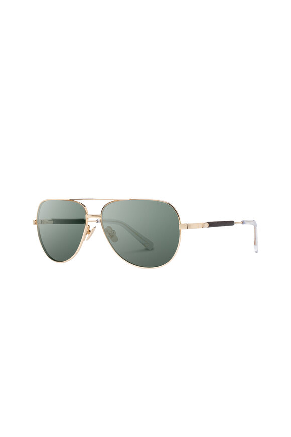 Shwood - Redmond Gold Aviator Sunglasses