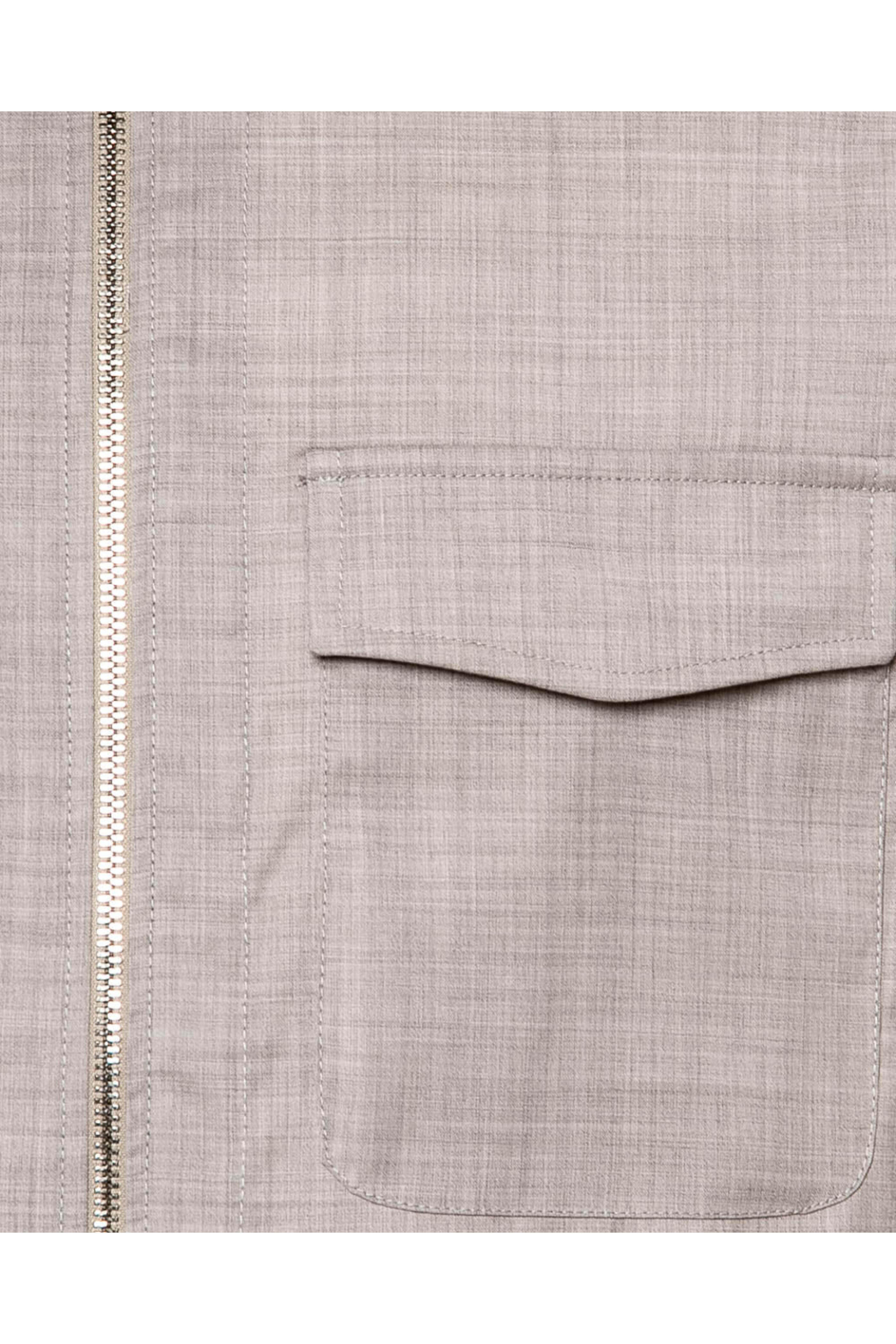 Marco Pescarolo - Light Taupe Melange Zip Jacket