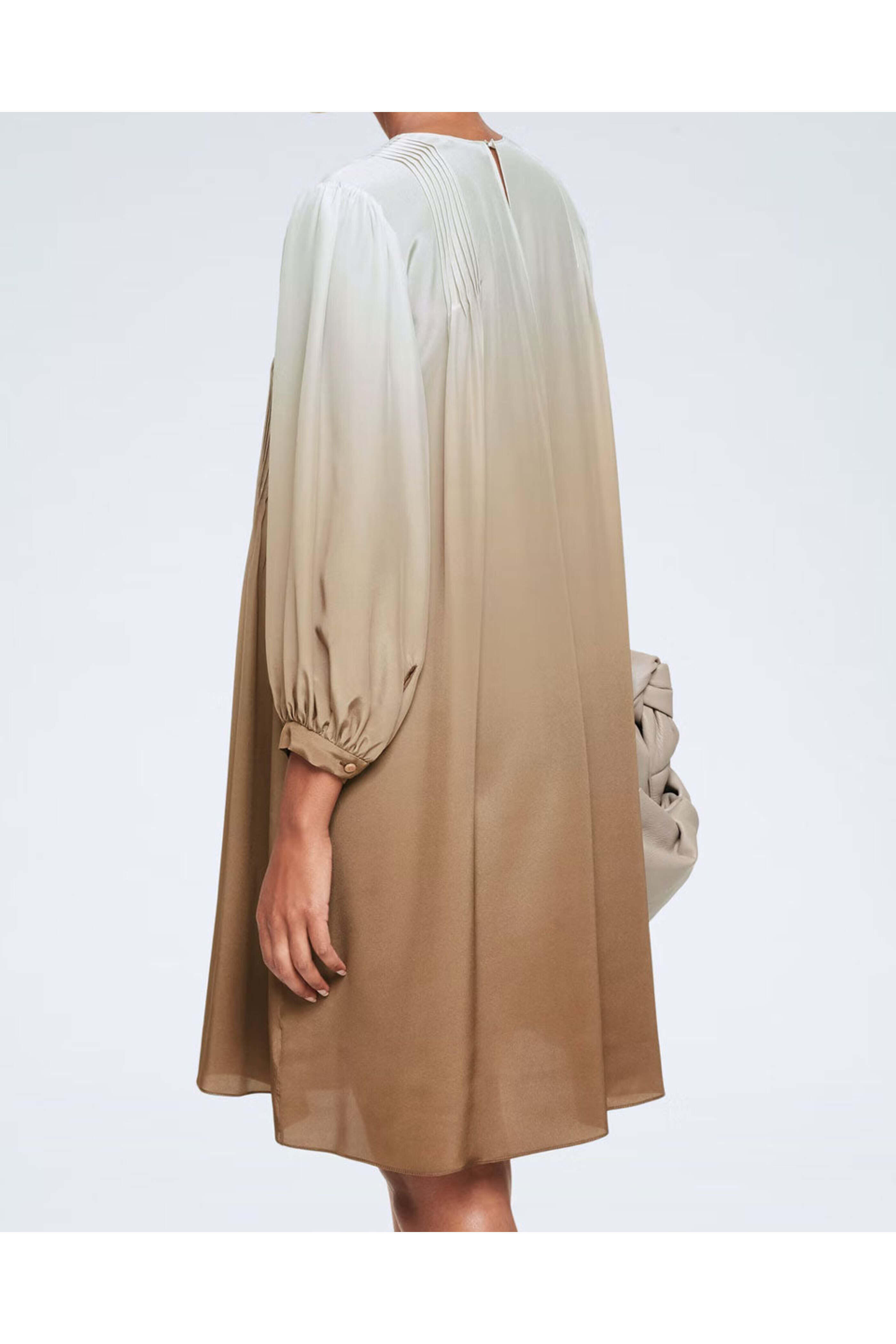 Dorothee Schumacher - Rising Brown Colorful Volumes Dress