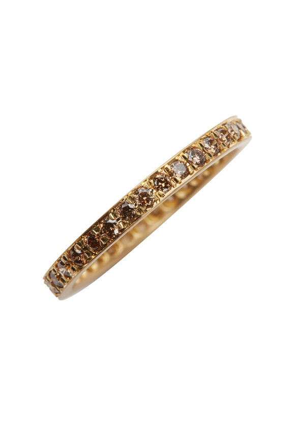 Caroline Ellen 18K Yellow Gold Diamond Band