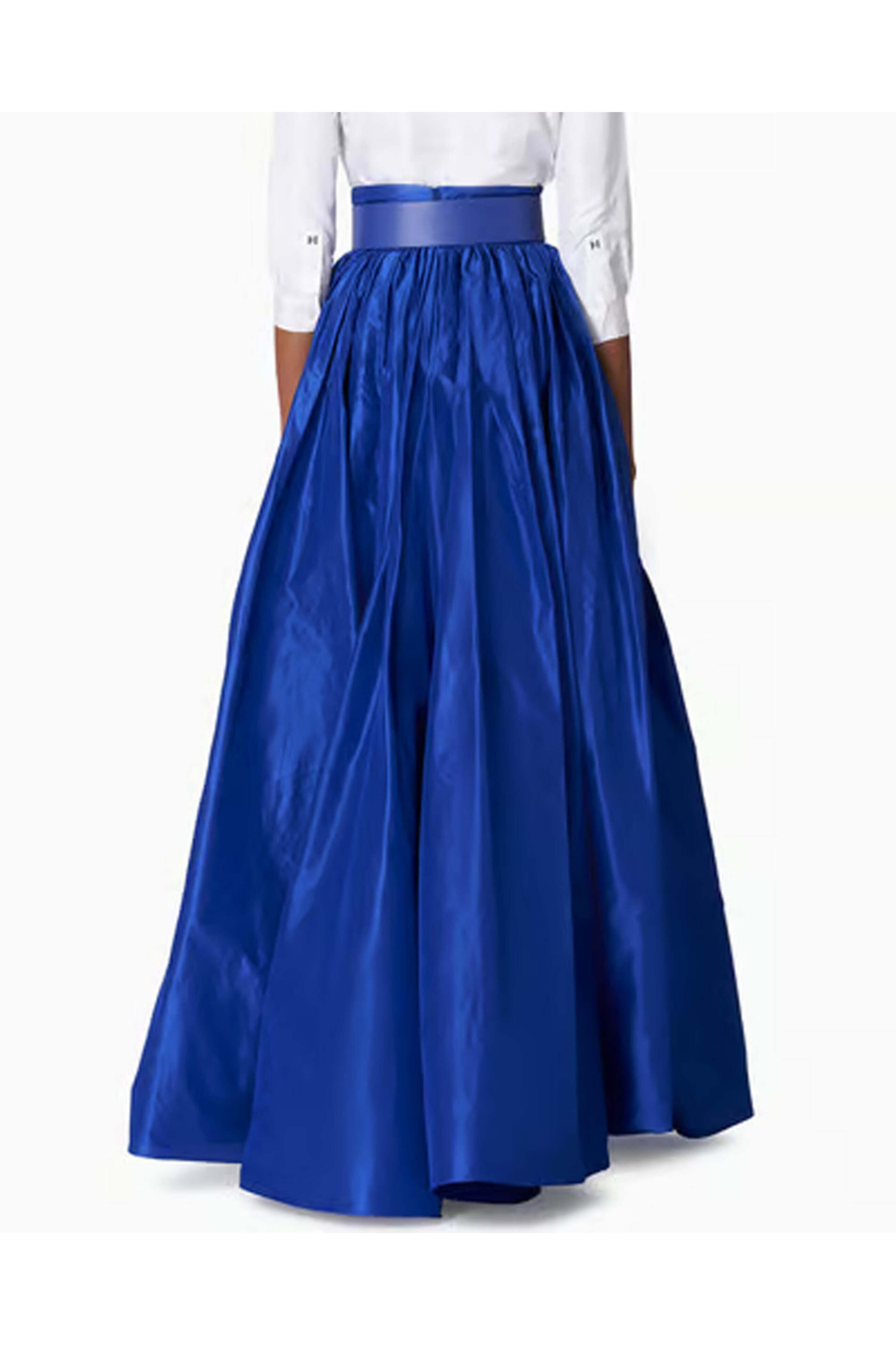スカート Carolina Herrera SS25 High waist skirt (R2511N304CFA 026) Carolina Herrera - Cobalt Silk Taffeta Ball Skirt
