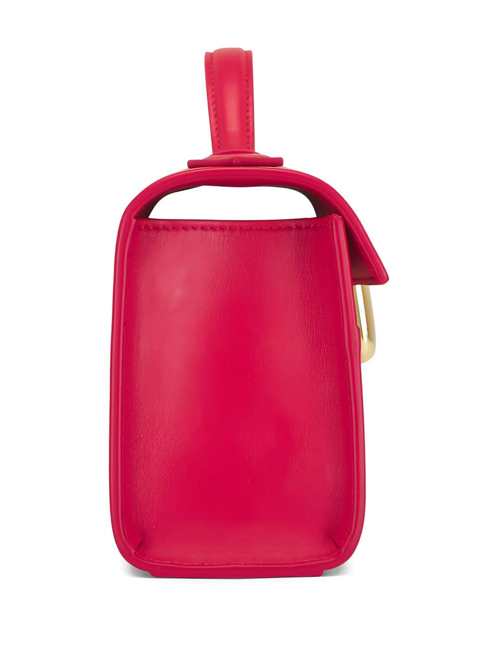 Savette - Symmetry Pouchette Leather Poppy Top Handle Bag