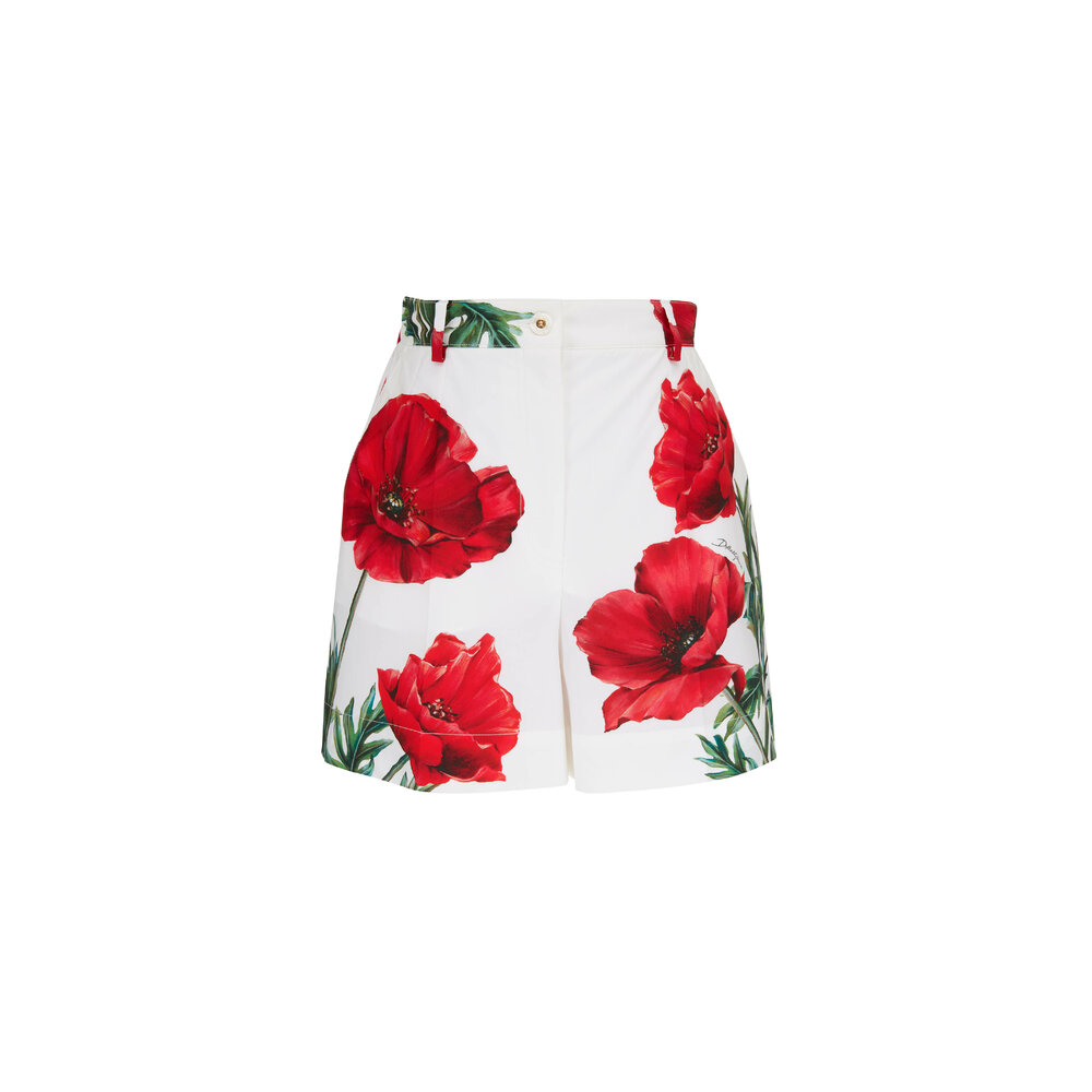 ショートパンツ Dolce & Gabbana SHORTS WITH FLORAL PRINT Dolce & Gabbana floral print shorts | eBay
