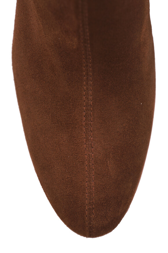 AGL Olga Brown Suede Bootie, 55mm - view 4