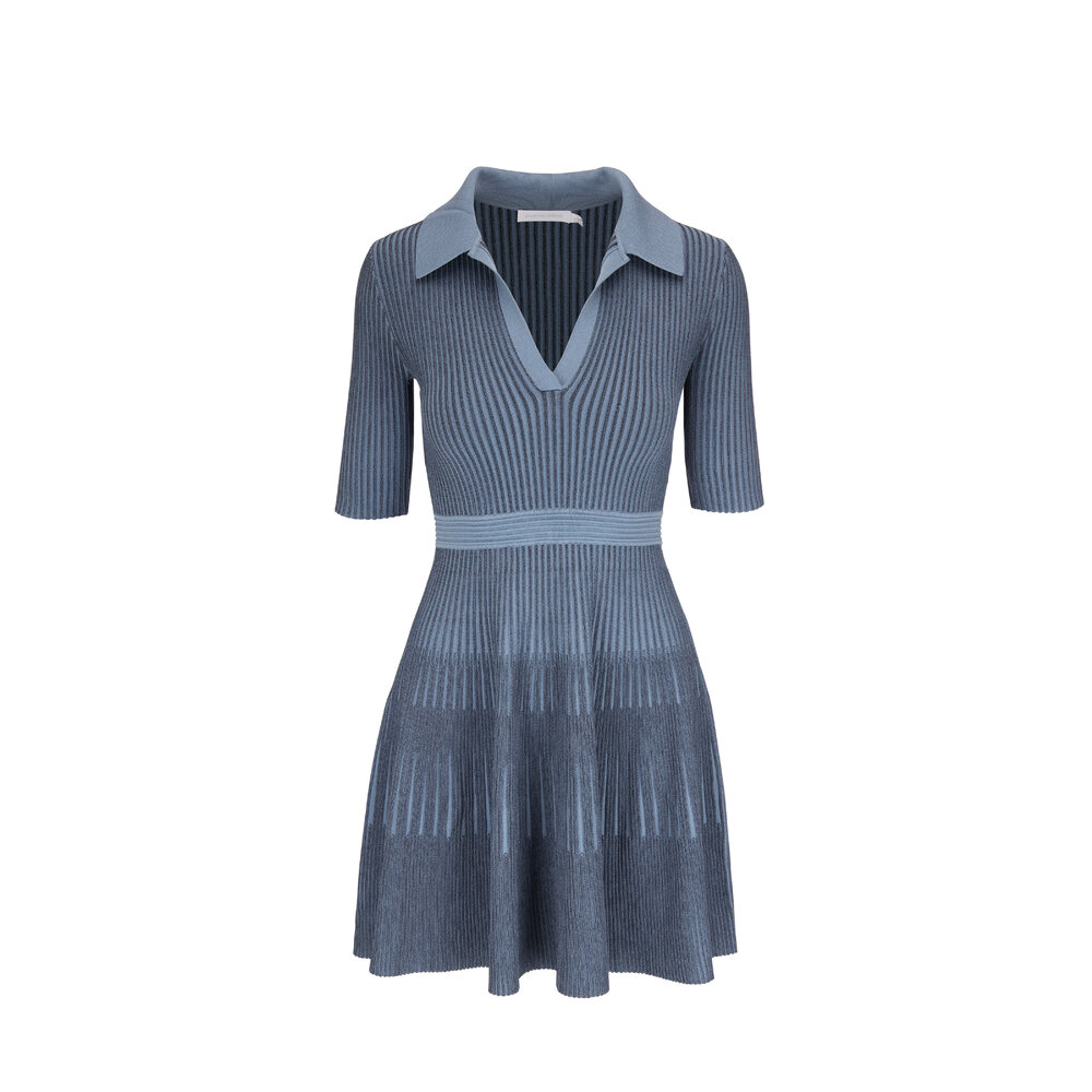 Simkhai - Patricia Slate Compact Polo Mini Dress