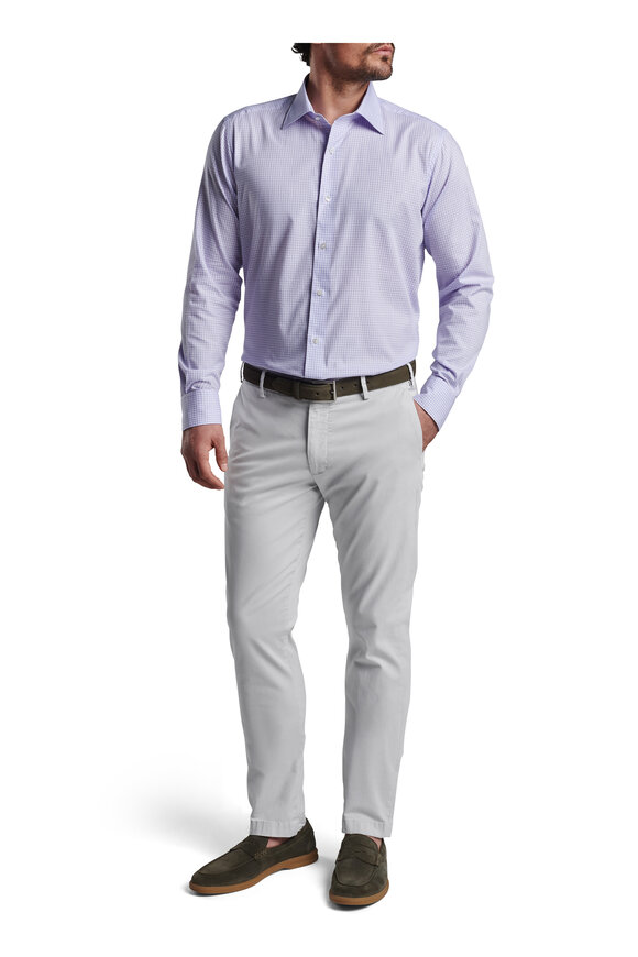 Peter Millar - Concorde Platinum Garment Dyed Flat-Front Pant