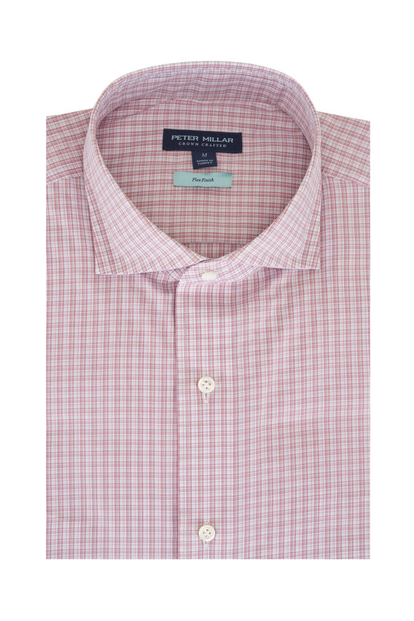Peter Millar Dante Rose Quartz Cotton Sport Shirt - view 1