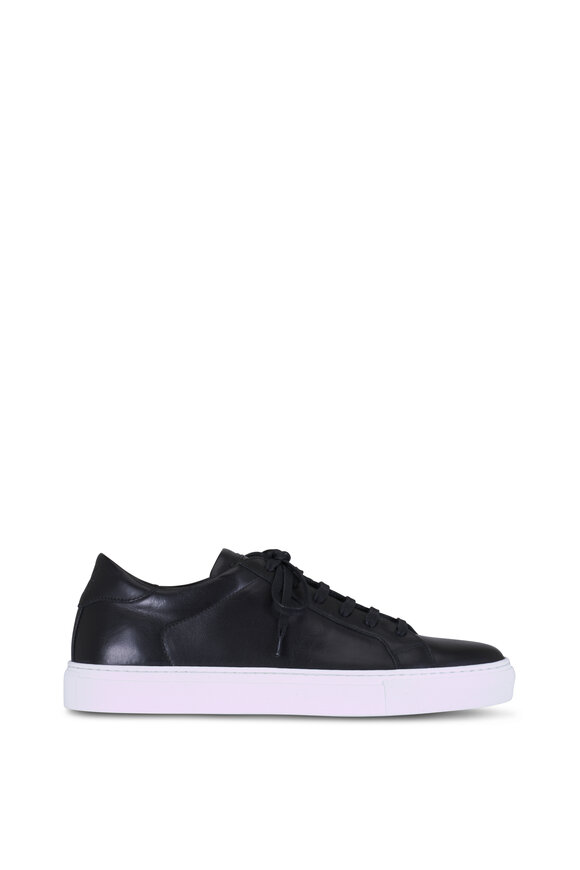 To Boot New York Pescara Black Leather Low Top Sneaker - view 3