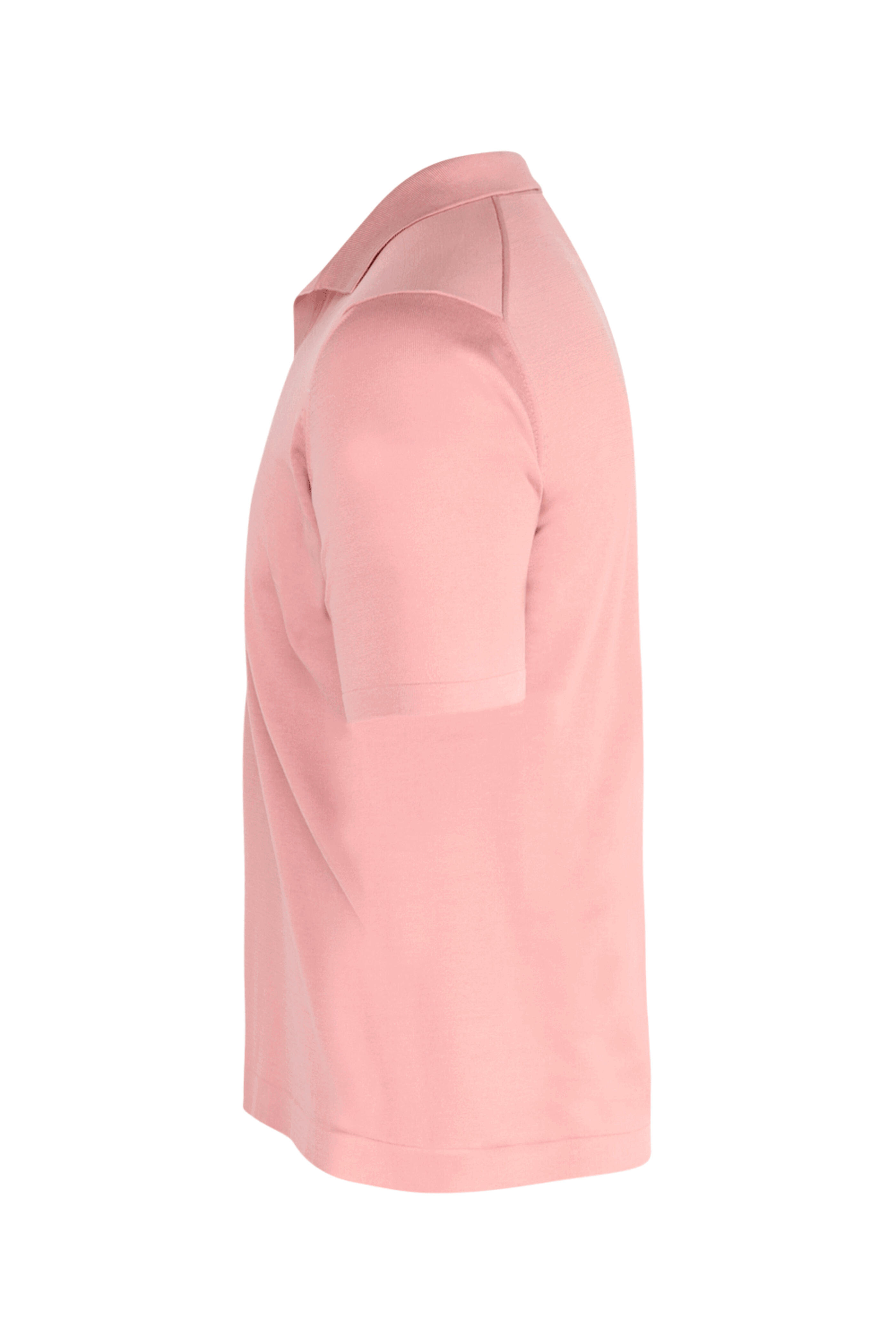 Cesare Attolini - Rosa Johnny Collar Polo