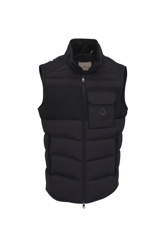 Moncler Estagnous Black Down Vest