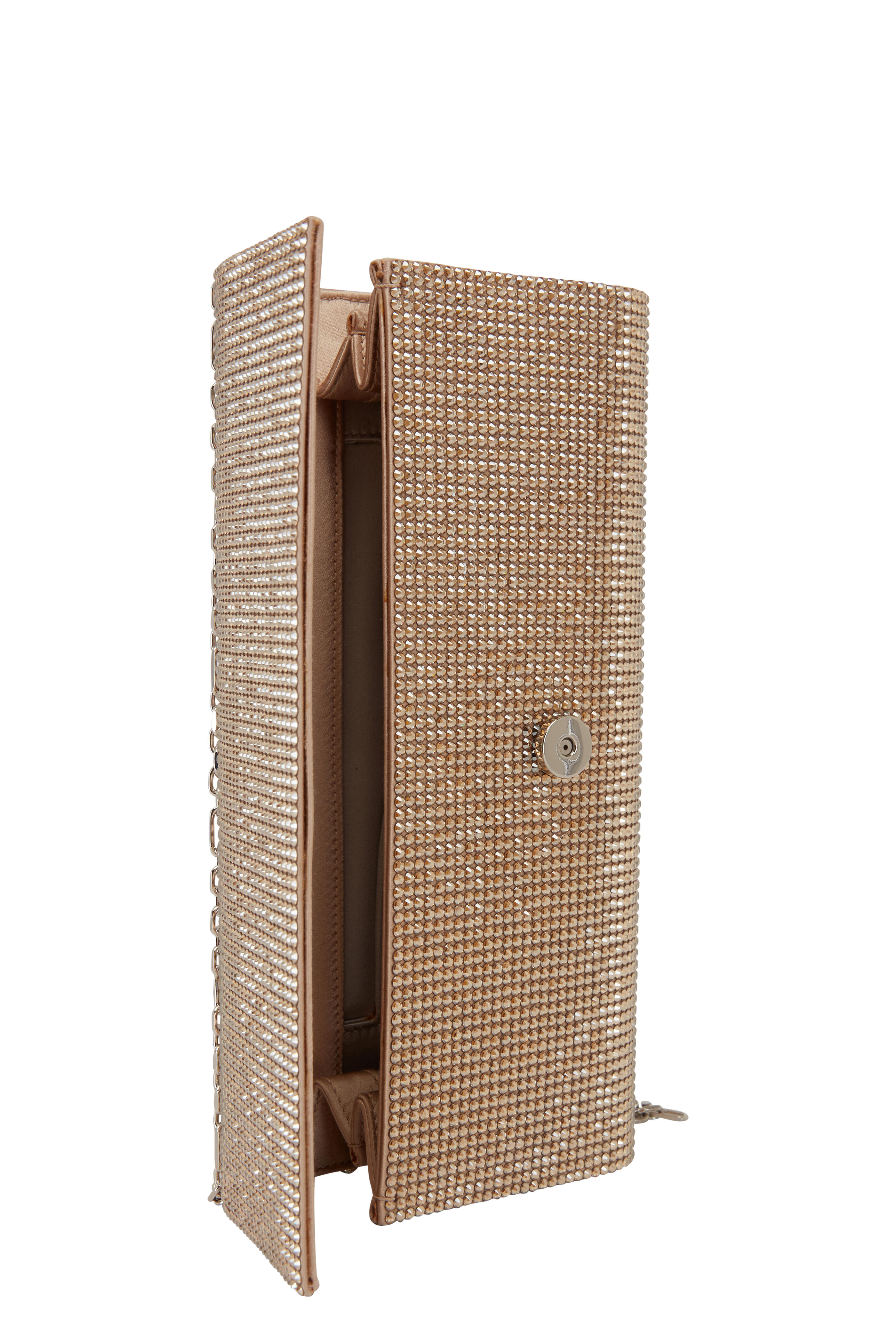 Judith Leiber Couture - Ritz Fizzy Champagne Bead Chain Clutch