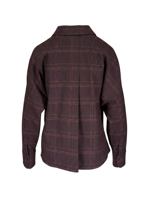 Akris Punto Espresso Spread Collar Blouse - view 3