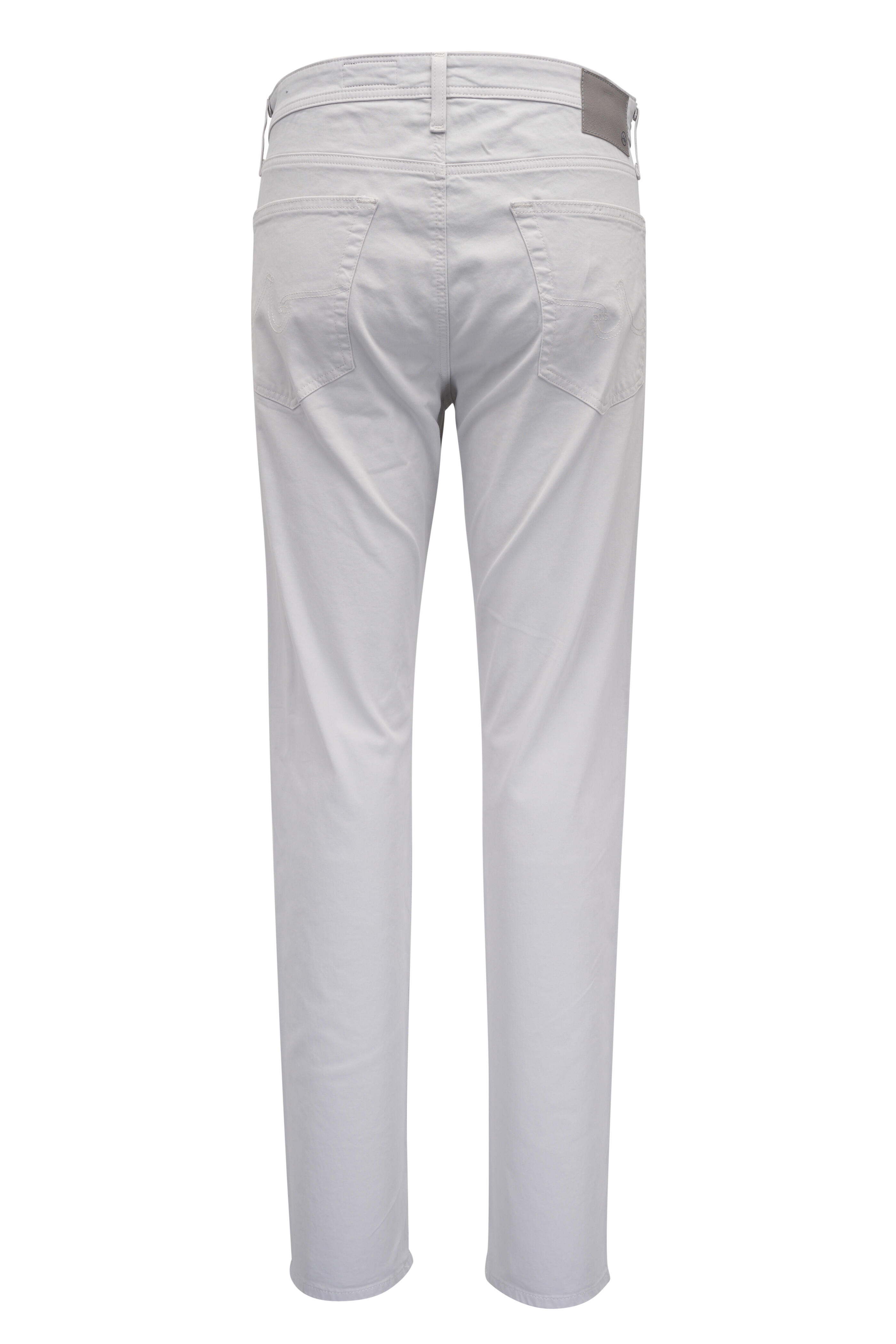 AG - Tellis Light Gray Cotton Stretch Twill Pant