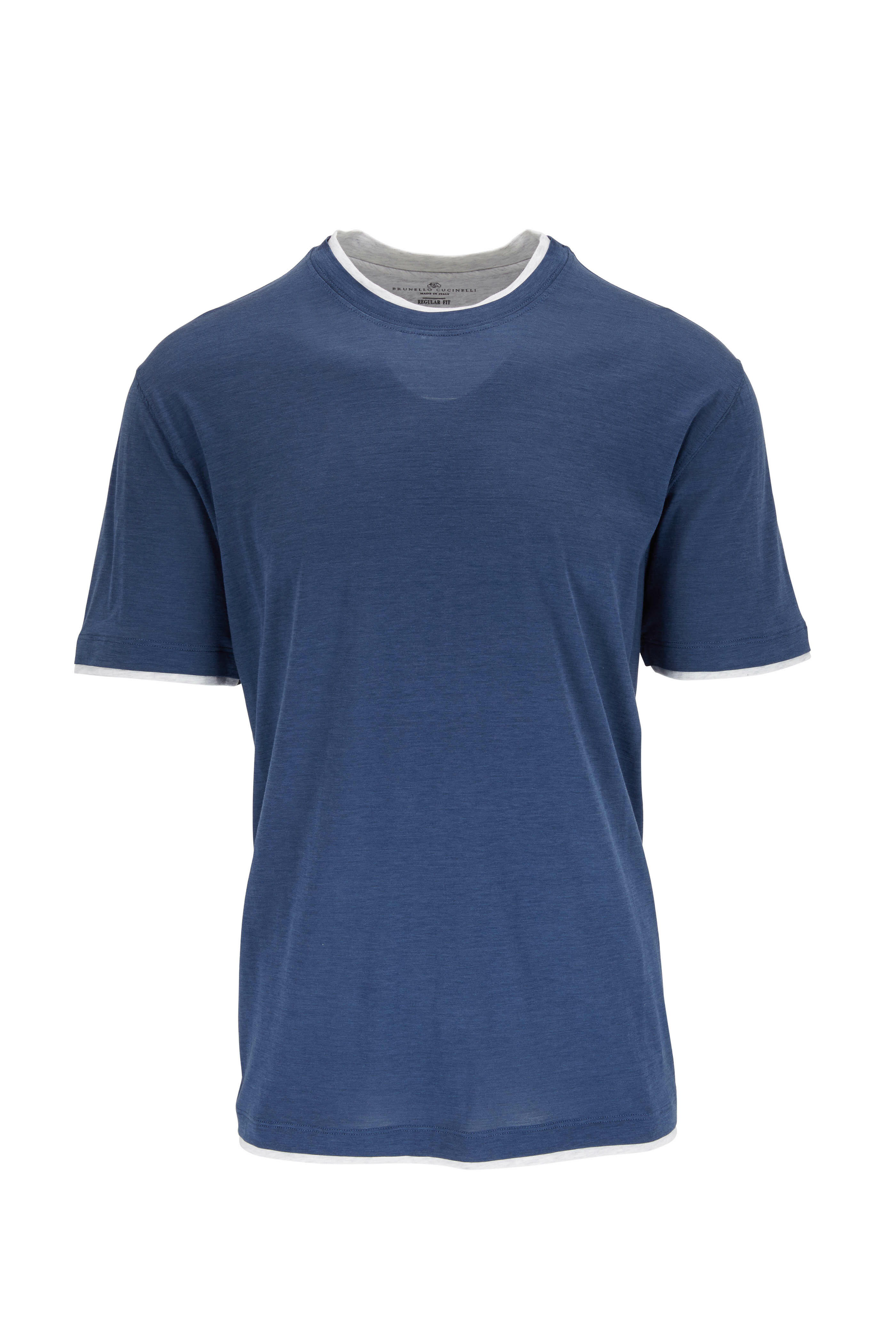 Tシャツ・カットソー BRUNELLO CUCINELLI Brunello Cucinelli Shirts Blue 22299275_52526067_322.jpg