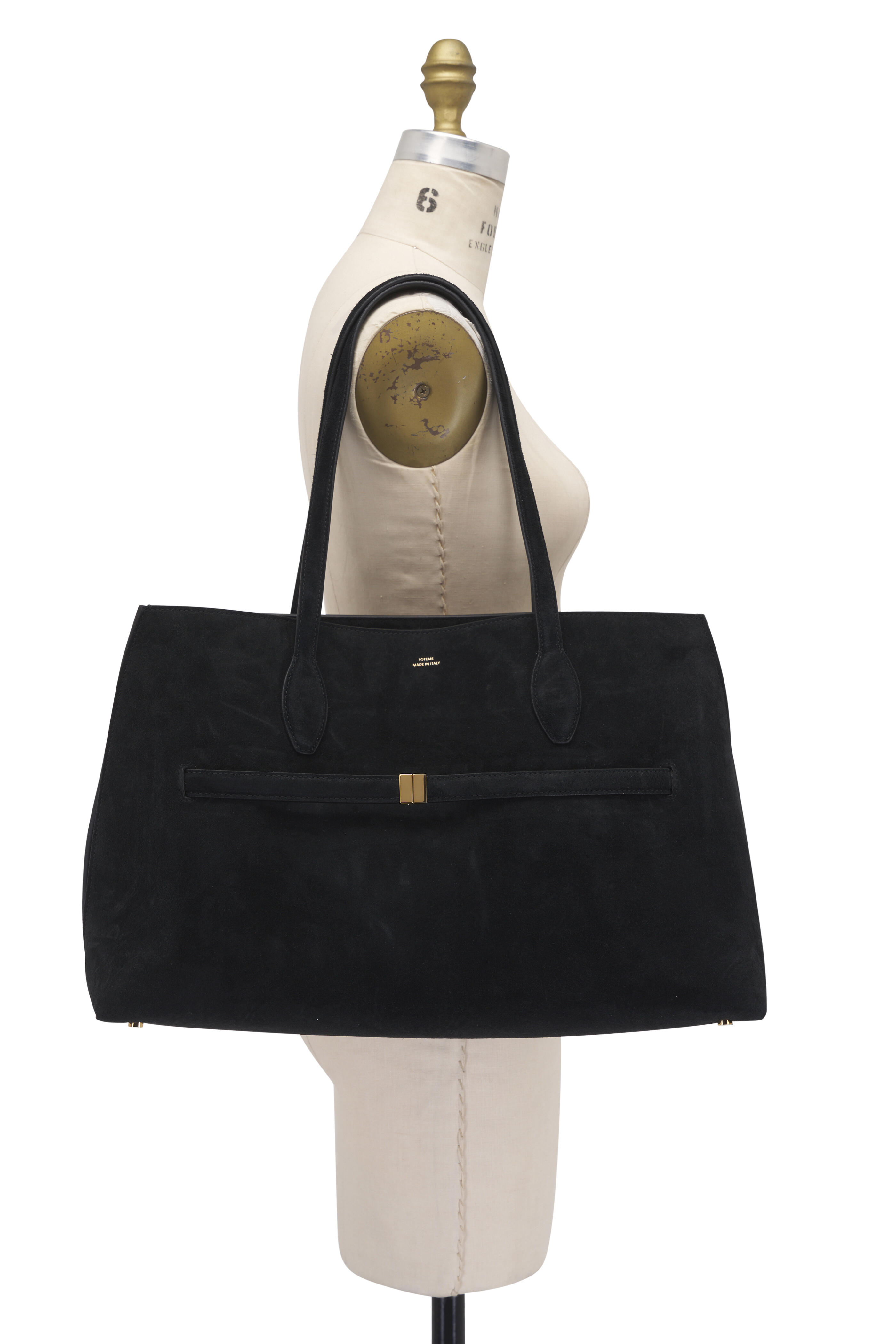 【TOTEME】Suede lounge tote トートバッグ/ 各色 Suede lounge tote black – TOTEME