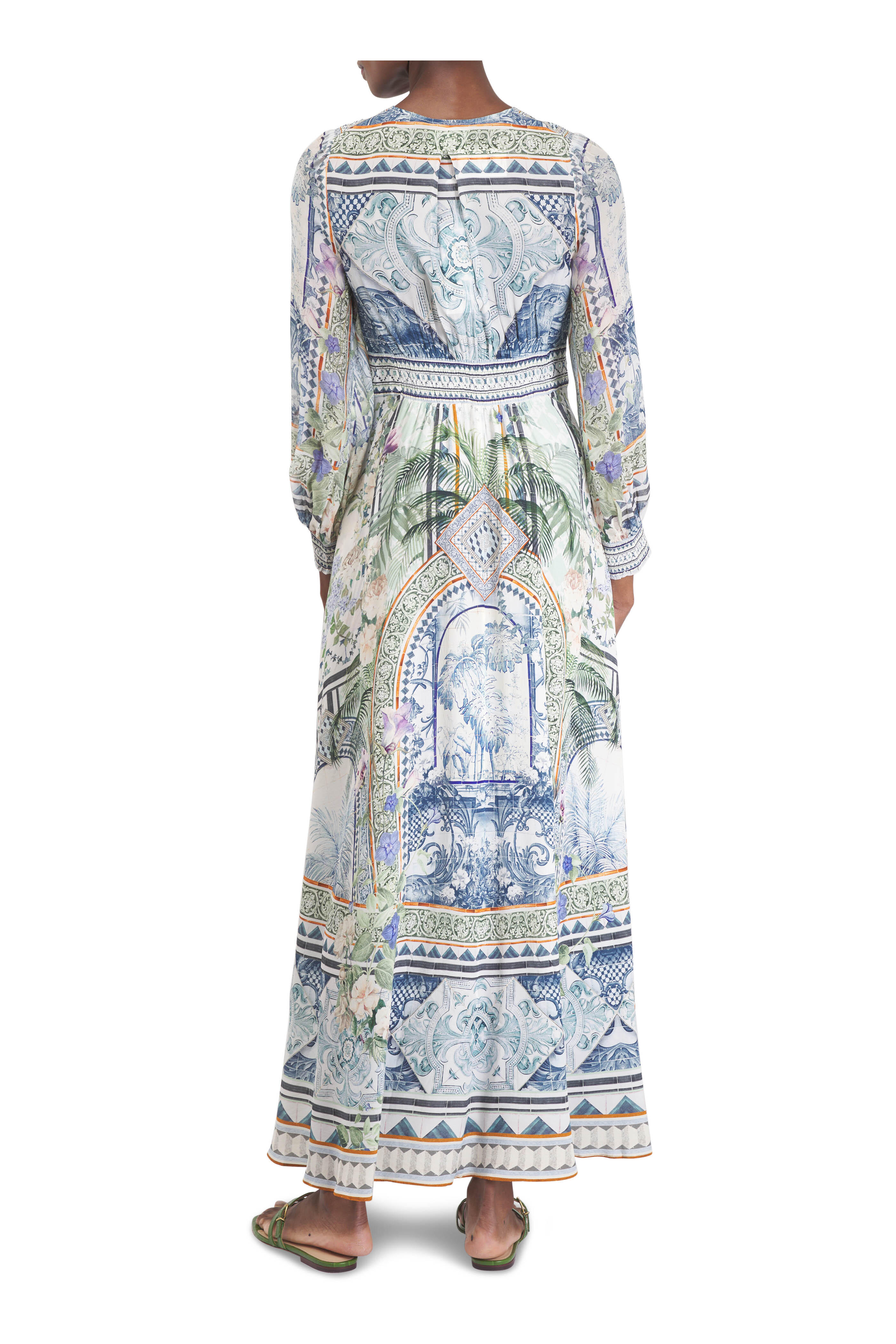 Camilla - Jardim Party Silk Maxi Dress