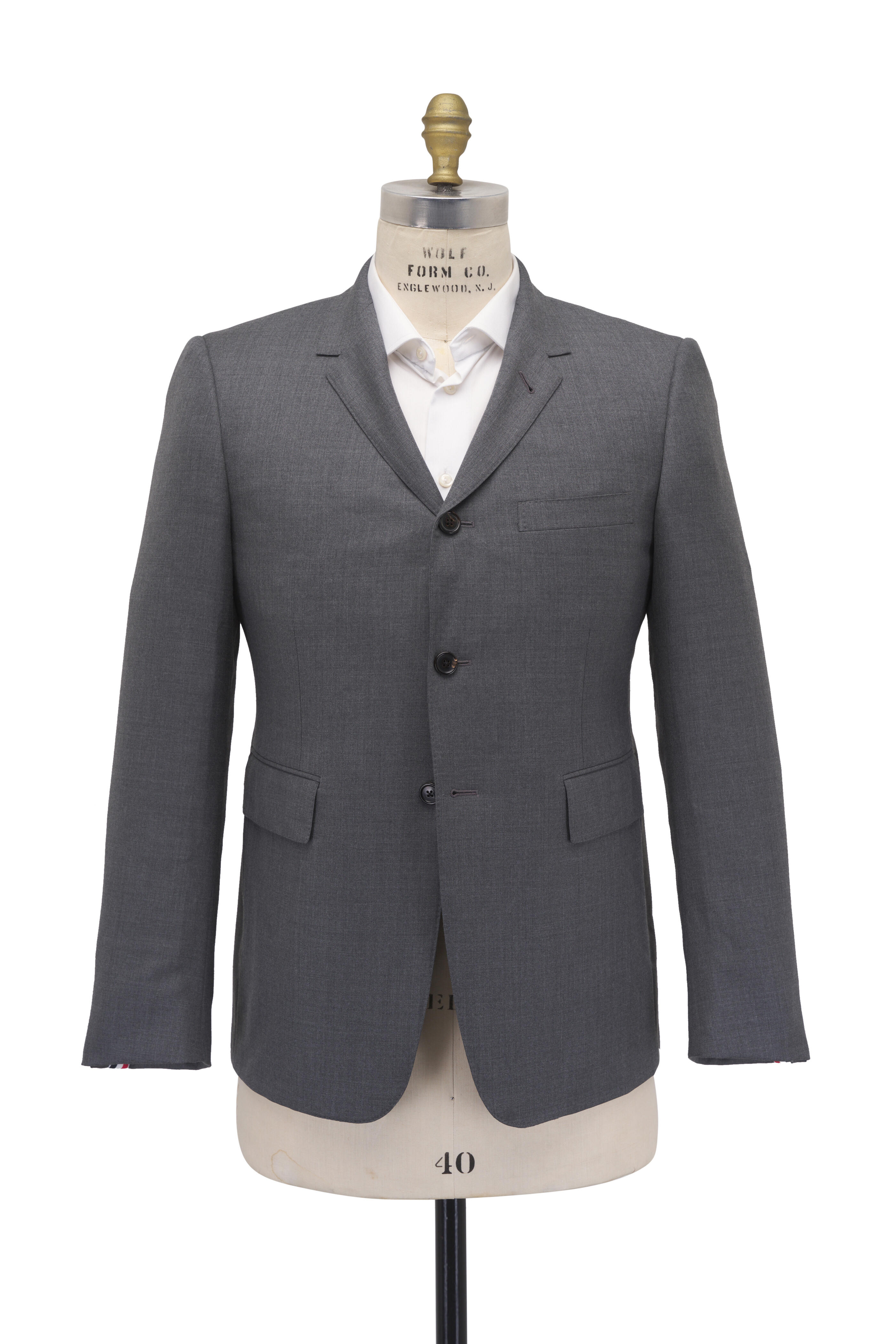 Thom Browne - Gray Wool Sport Coat