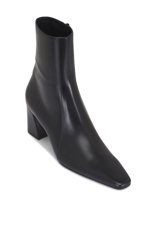 Saint Laurent - Lou Metallic Gold Leather Ankle-Wrap Boot, 100mm