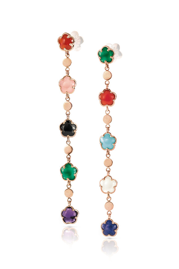 Pasquale Bruni 18k Rose Gold Figlia Dei Fiori Earrings - view 1