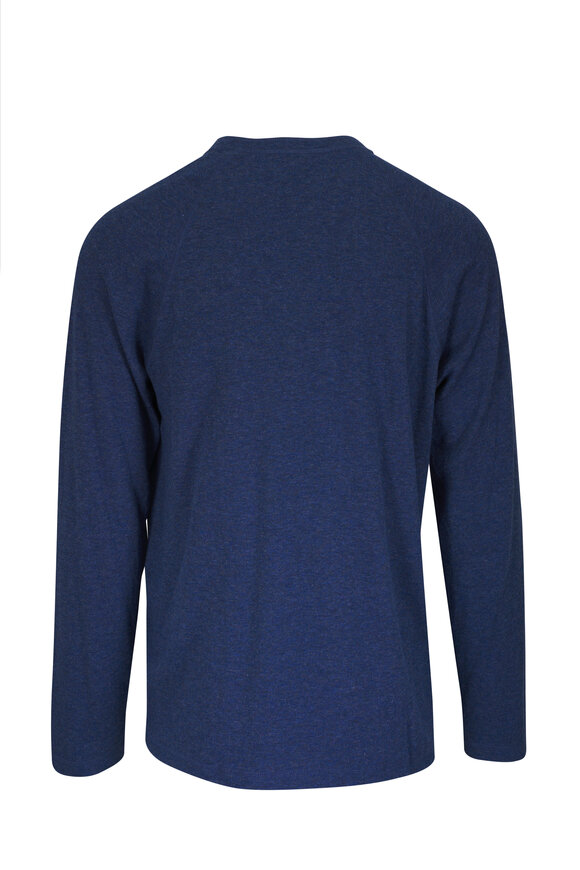 Faherty Brand - Cloud Baltic Navy Heathered Henley