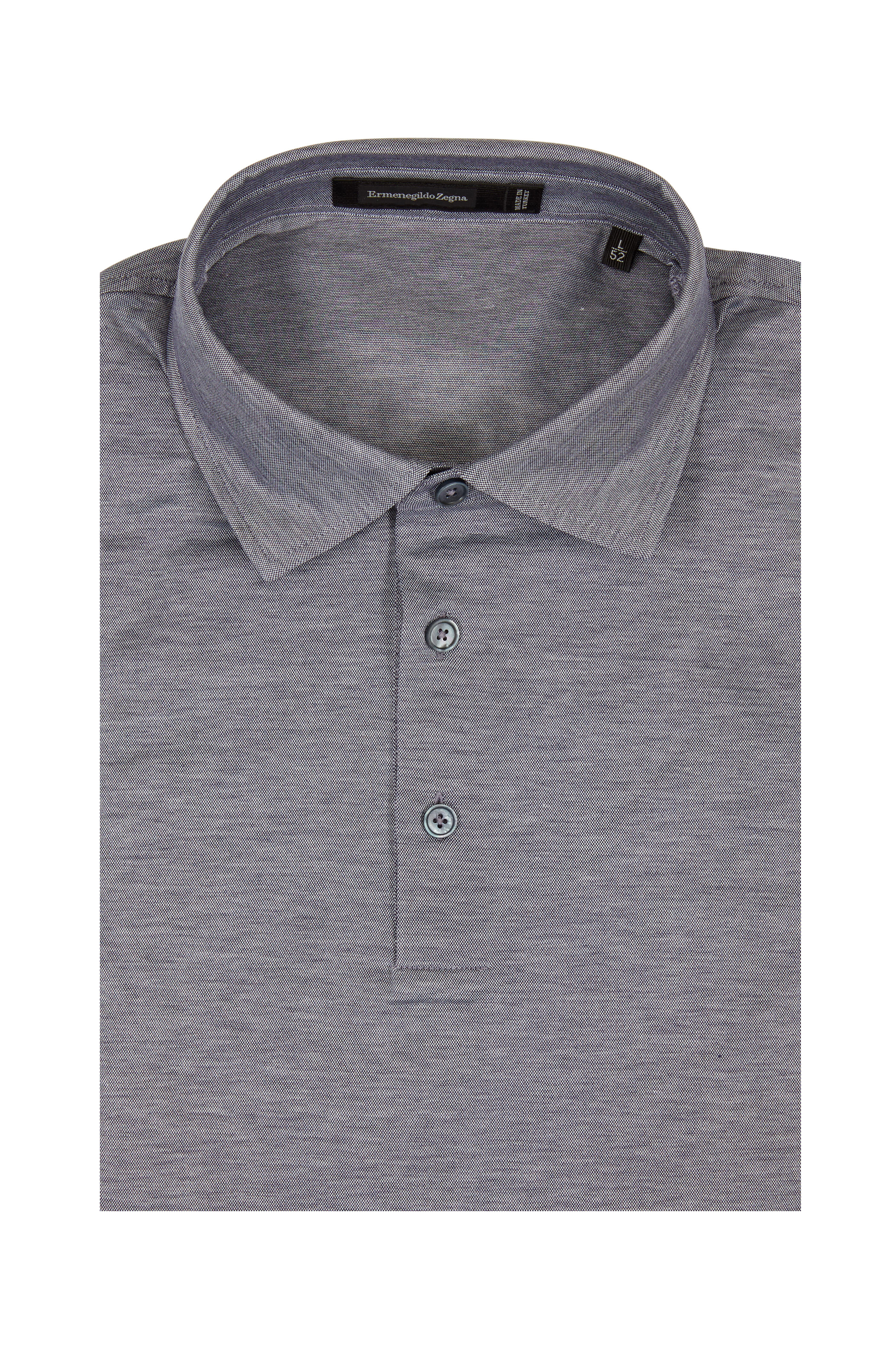 Polo Shirt ZEGNA Men color Grey