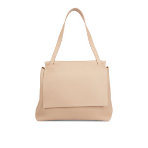 The Row Sidekick Light Camel Grained Leather Crossbody Bag