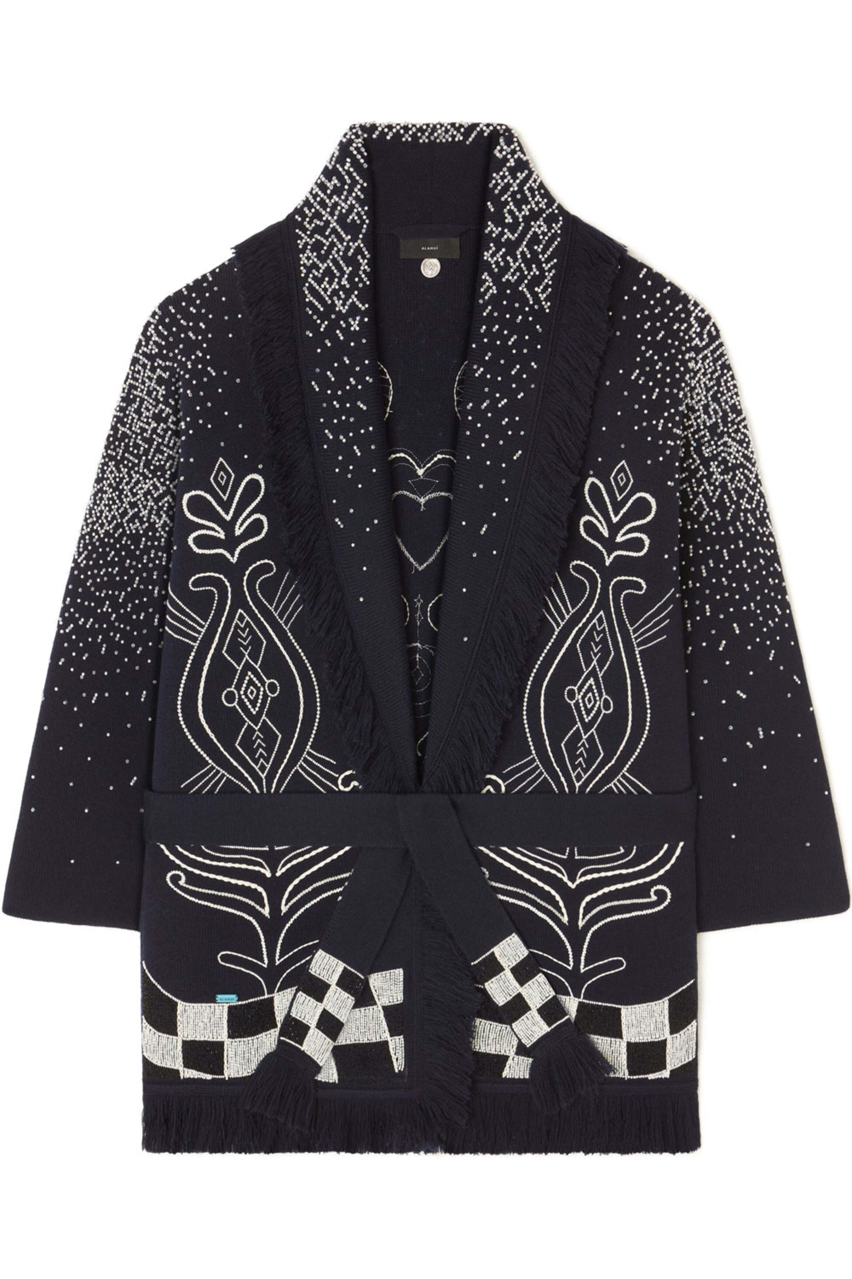 Alanui - Midnight Blue I Dreamt A Dream Tonight Cardigan