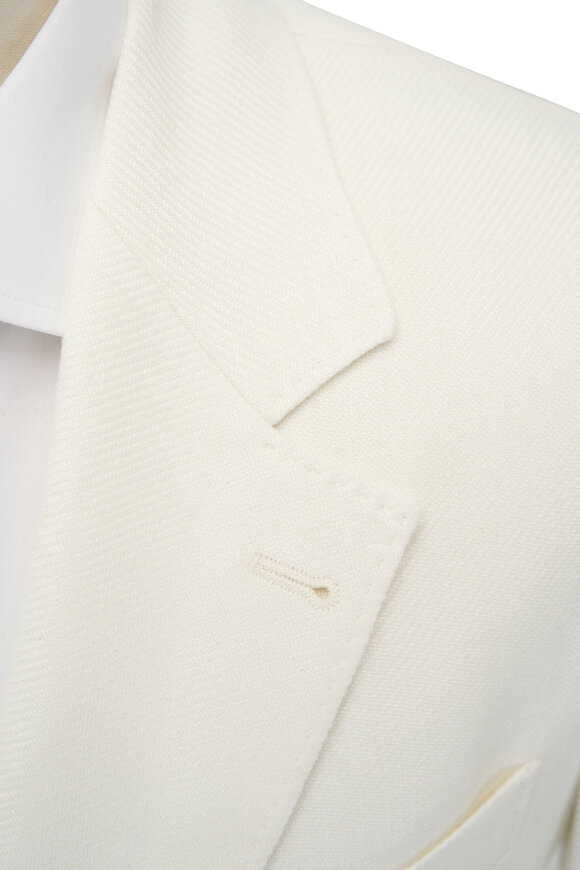 Brunello Cucinelli - Off White Linen, Wool & Silk Sportcoat