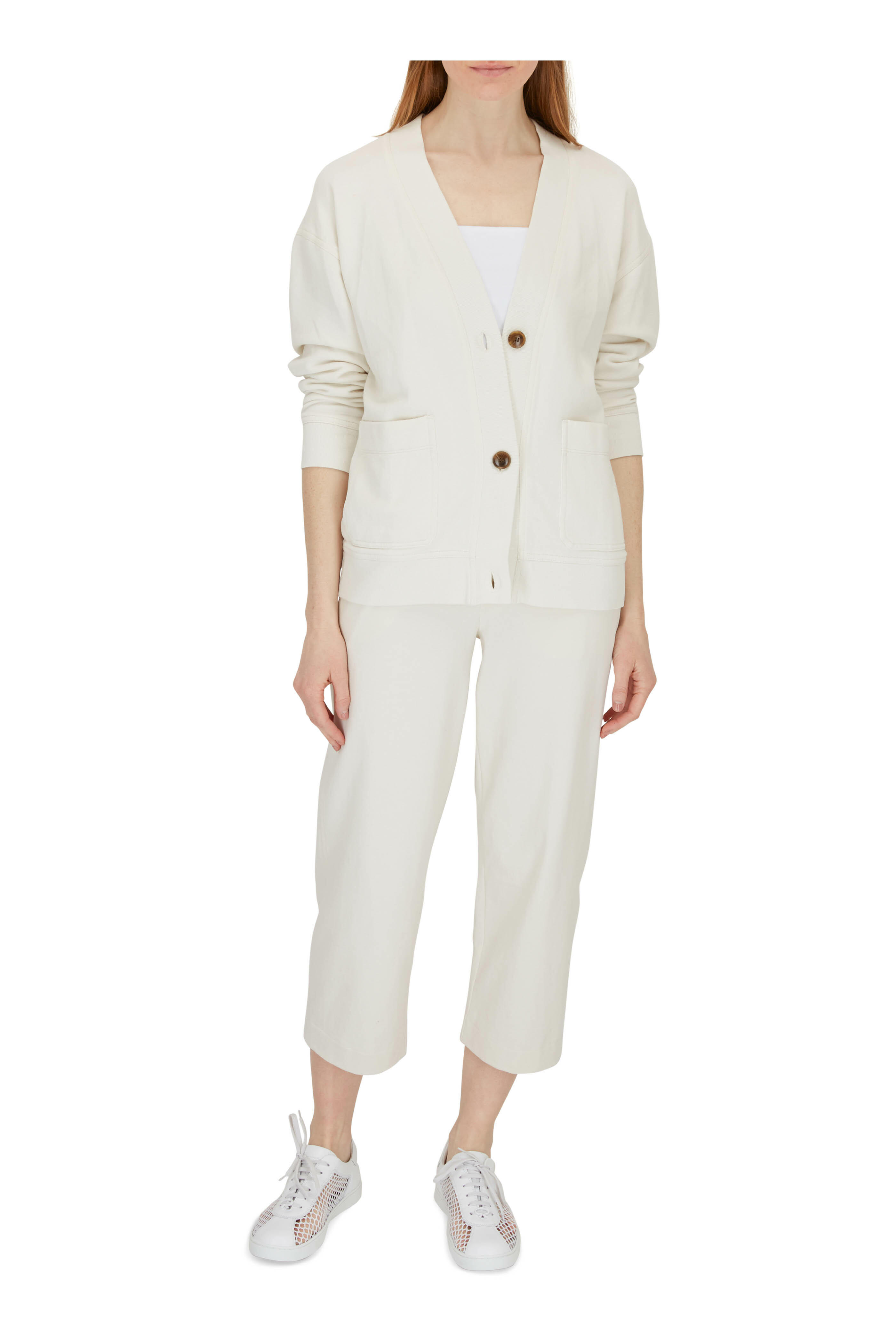 Gianvito Rossi - Helena White Mesh & Leather Sneaker