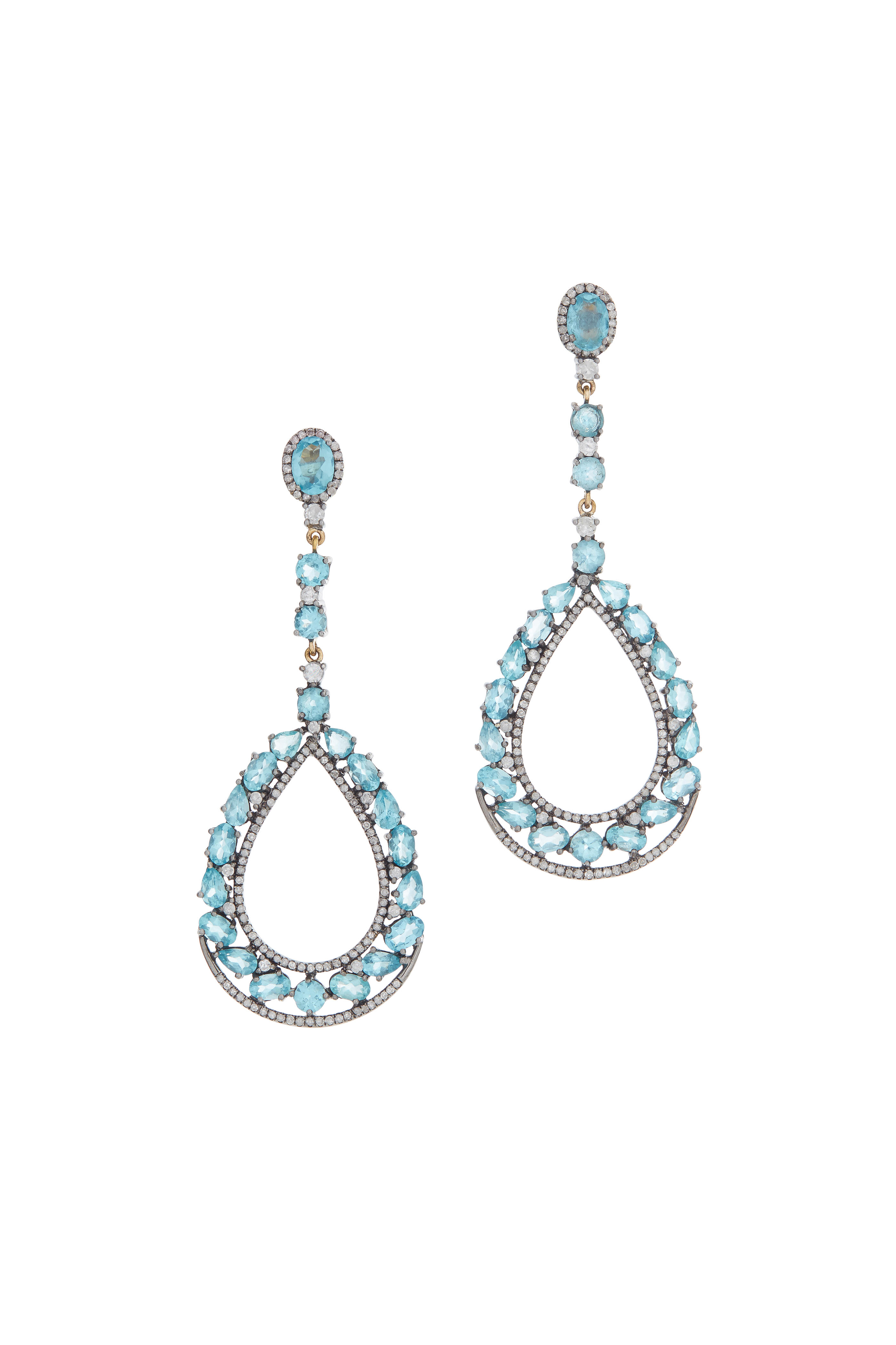 Kai Linz - Silver Open Apetite Drop Hoops