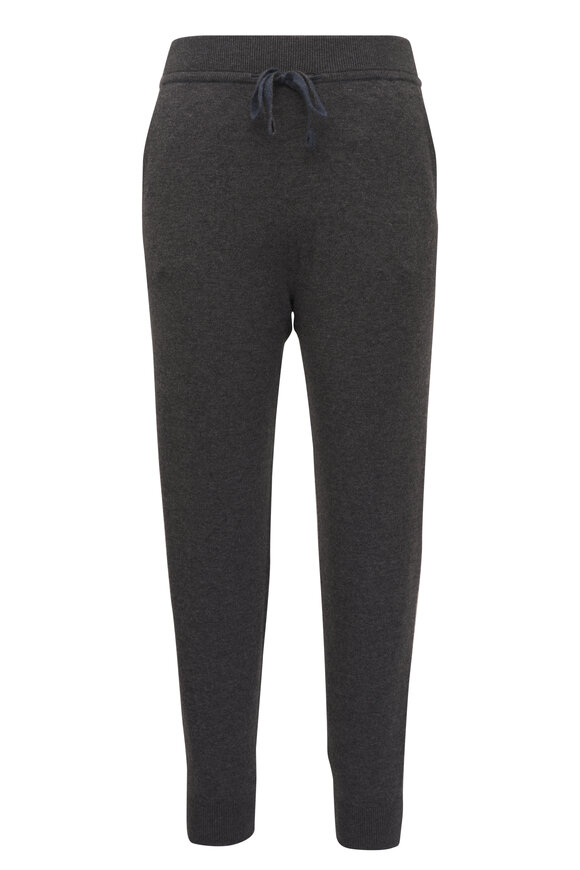 Loro Piana Duo Teal Cashmere Drawstring Pant - view 3