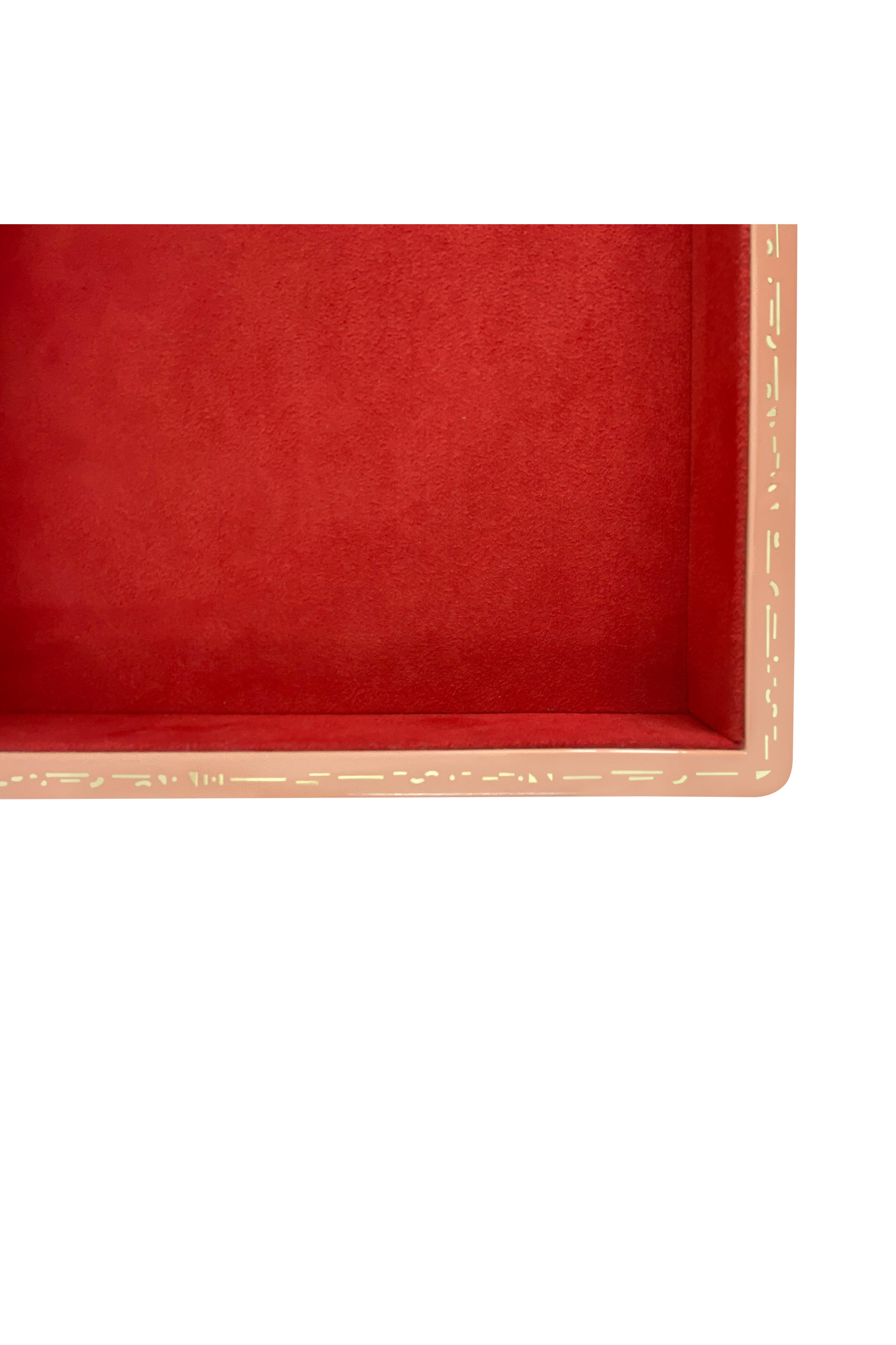 Trove - Blush Large Stacking Jewelry Tray